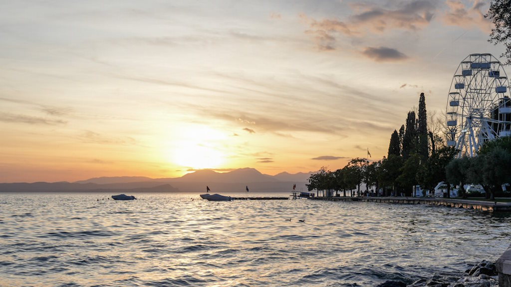 Sonnenuntergang in Bardolino