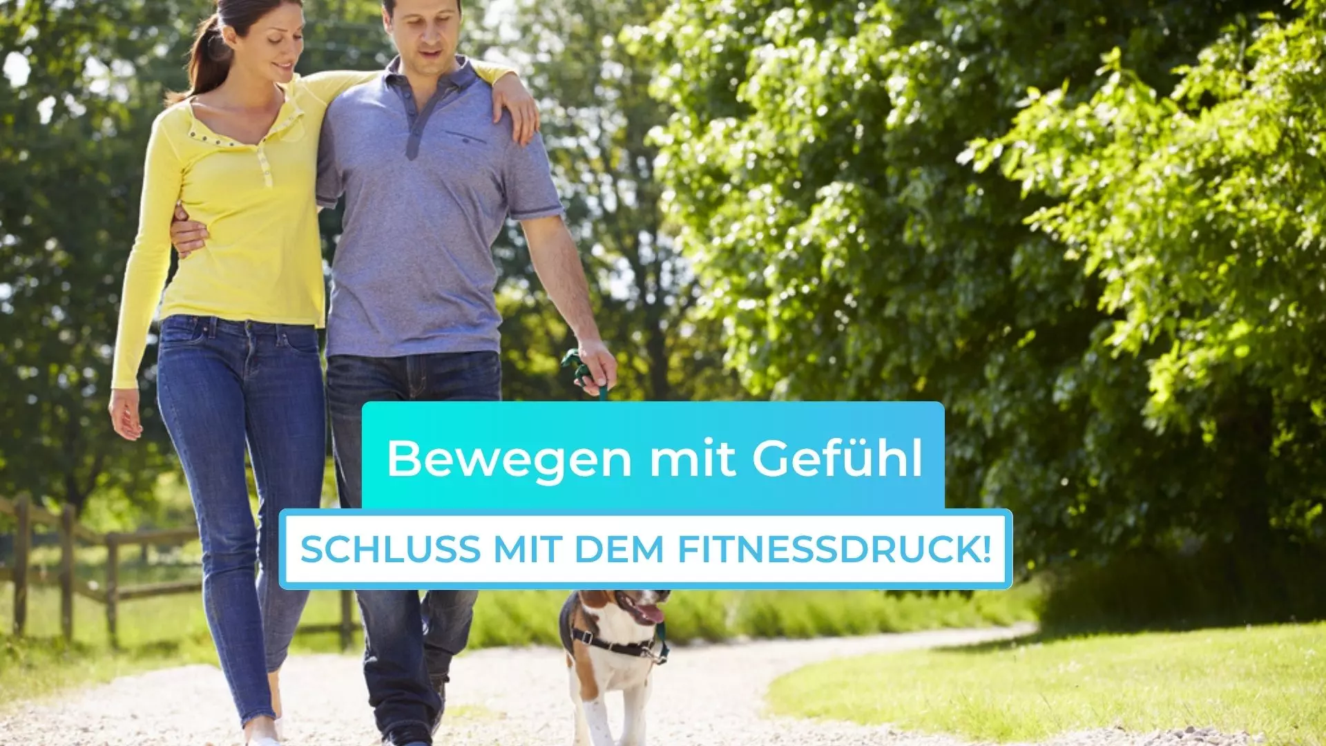 Bewegen mit Gefühl: Schluss mit dem Fitnessdruck!