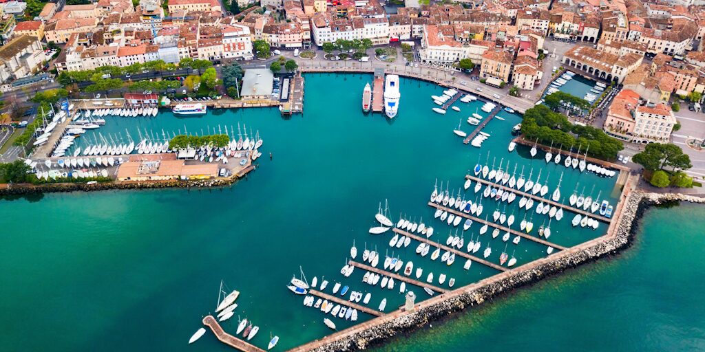 Desenzano del Garda Blick von oben