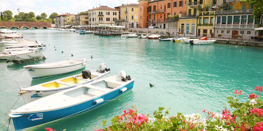 Peschiera del Garda Hafenbecken