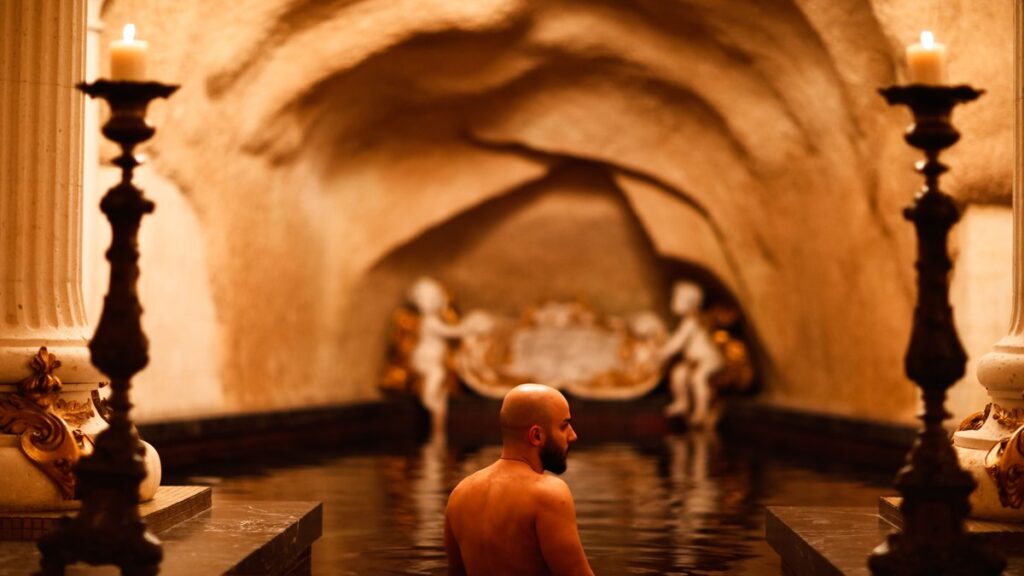 Becken im Wellnessbereich