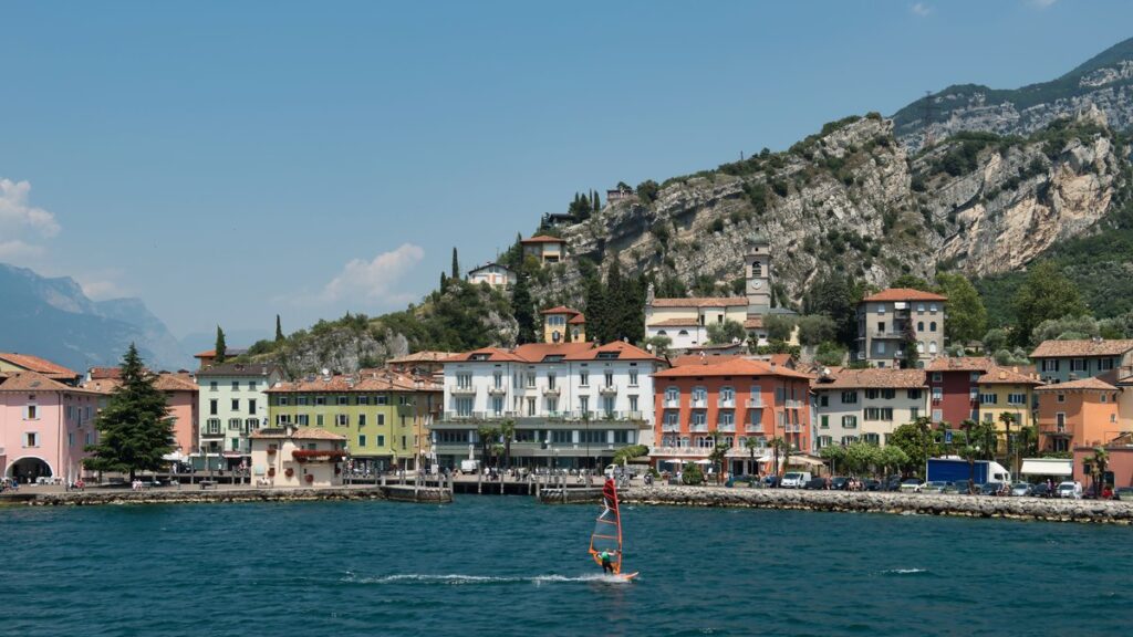 Blick über den Gardasee, Riva del Garda