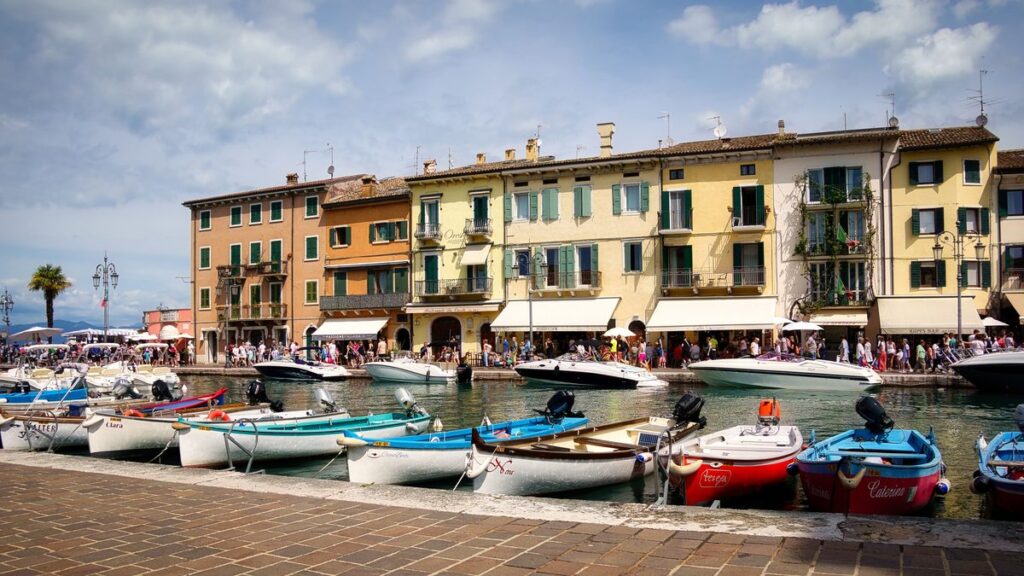 Blick über den Gardasee, Lazise